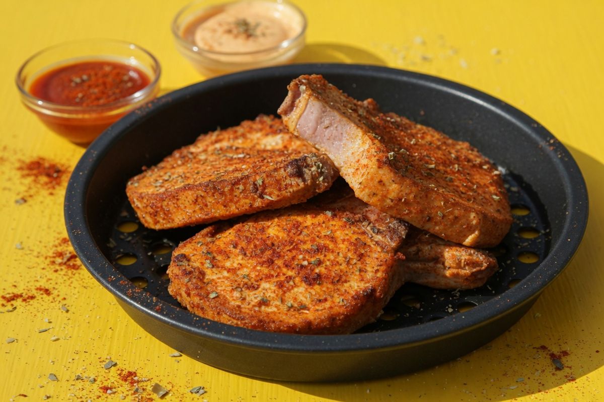 Paprika-Rubbed Pork Chops