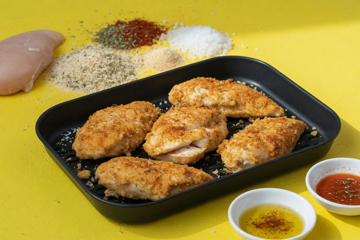 Brined Breasts with a Thin Crumb
